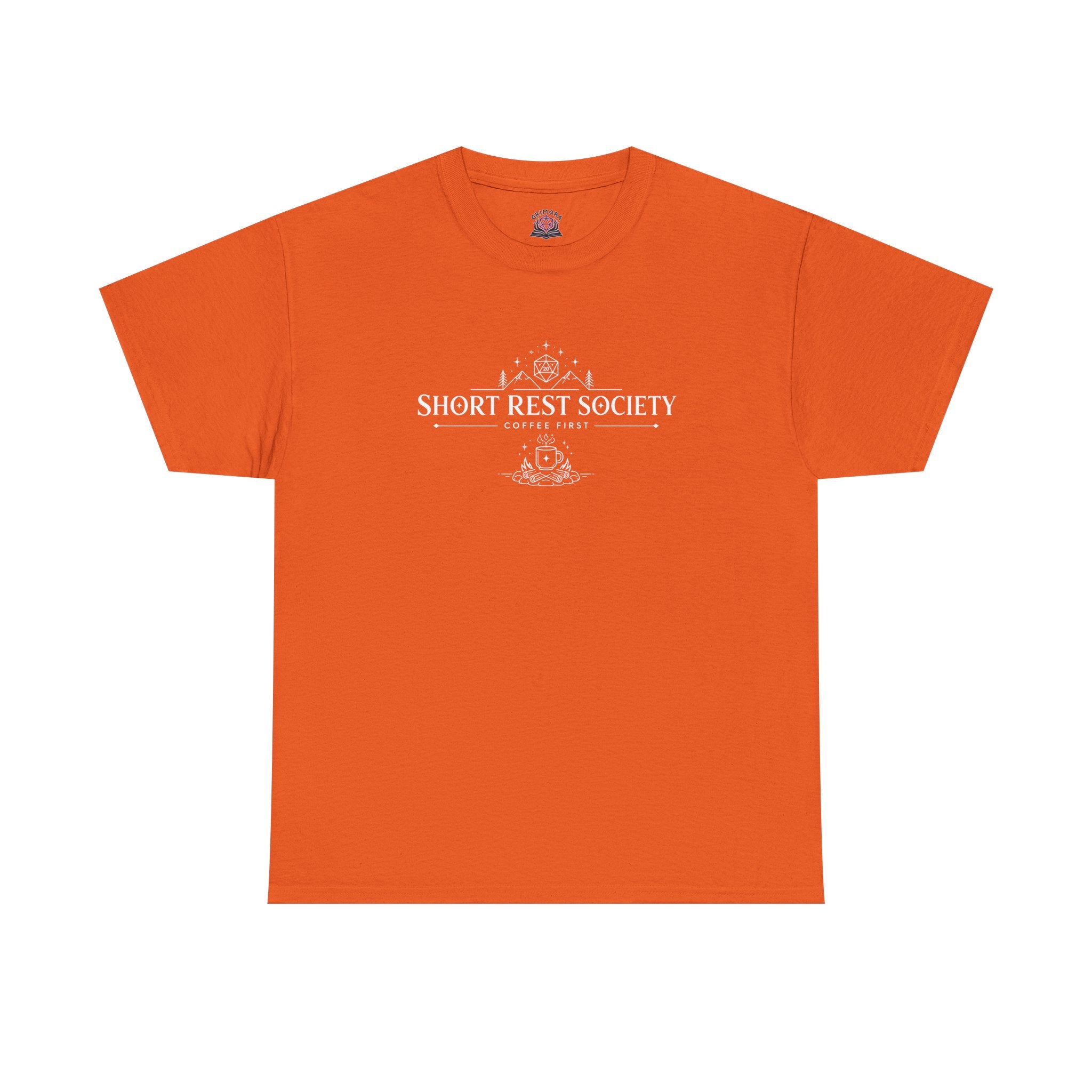 Short Rest Society – Coffee First | Tabletop RPG T-shirt