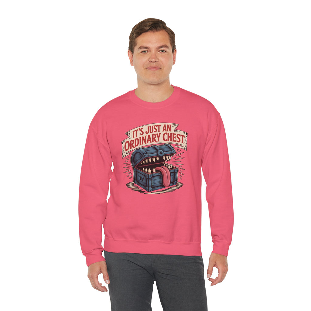 "It's Just An Ordinary Chest" — Mimic monster Sweatshirt