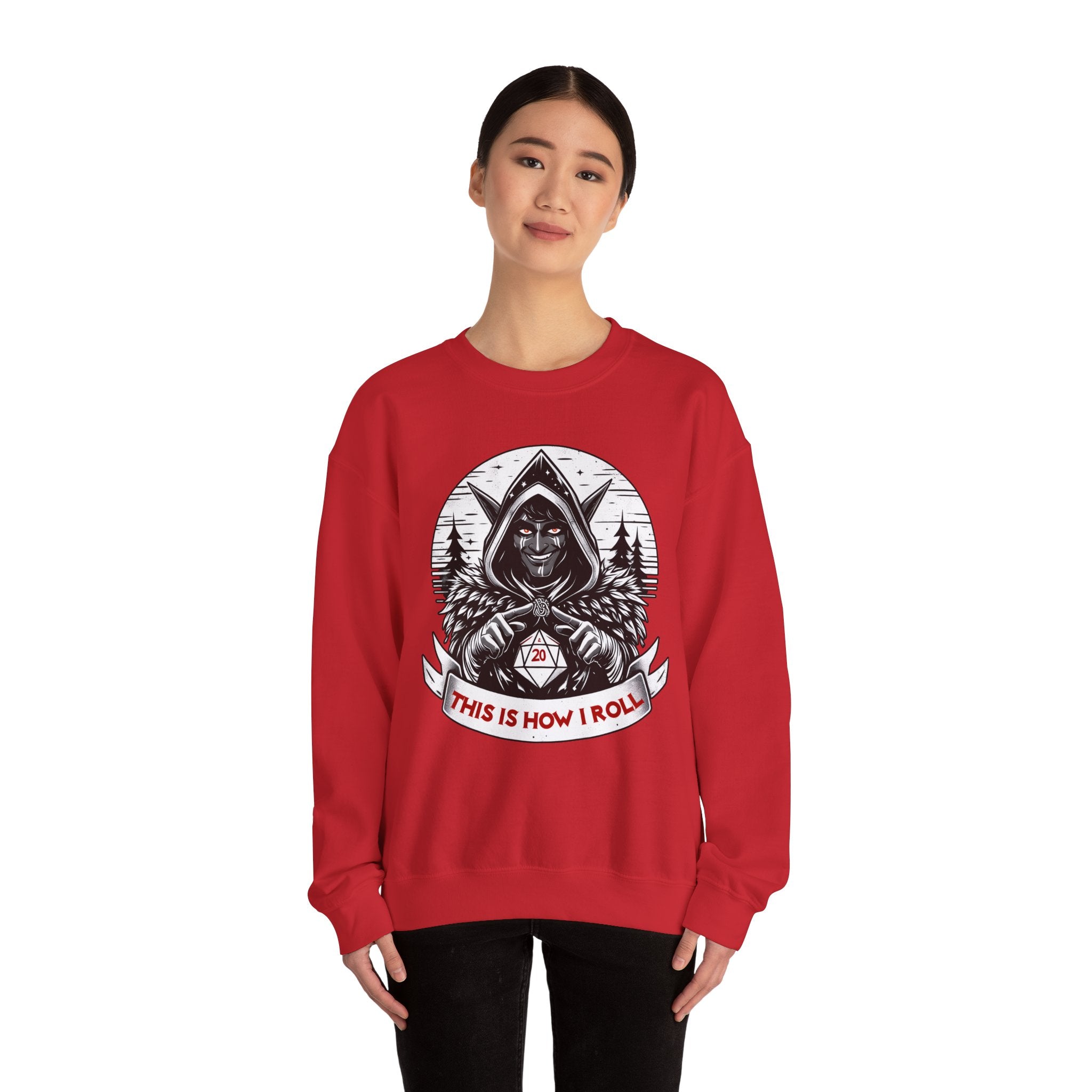 This Is How I Roll D20 Sweatshirt