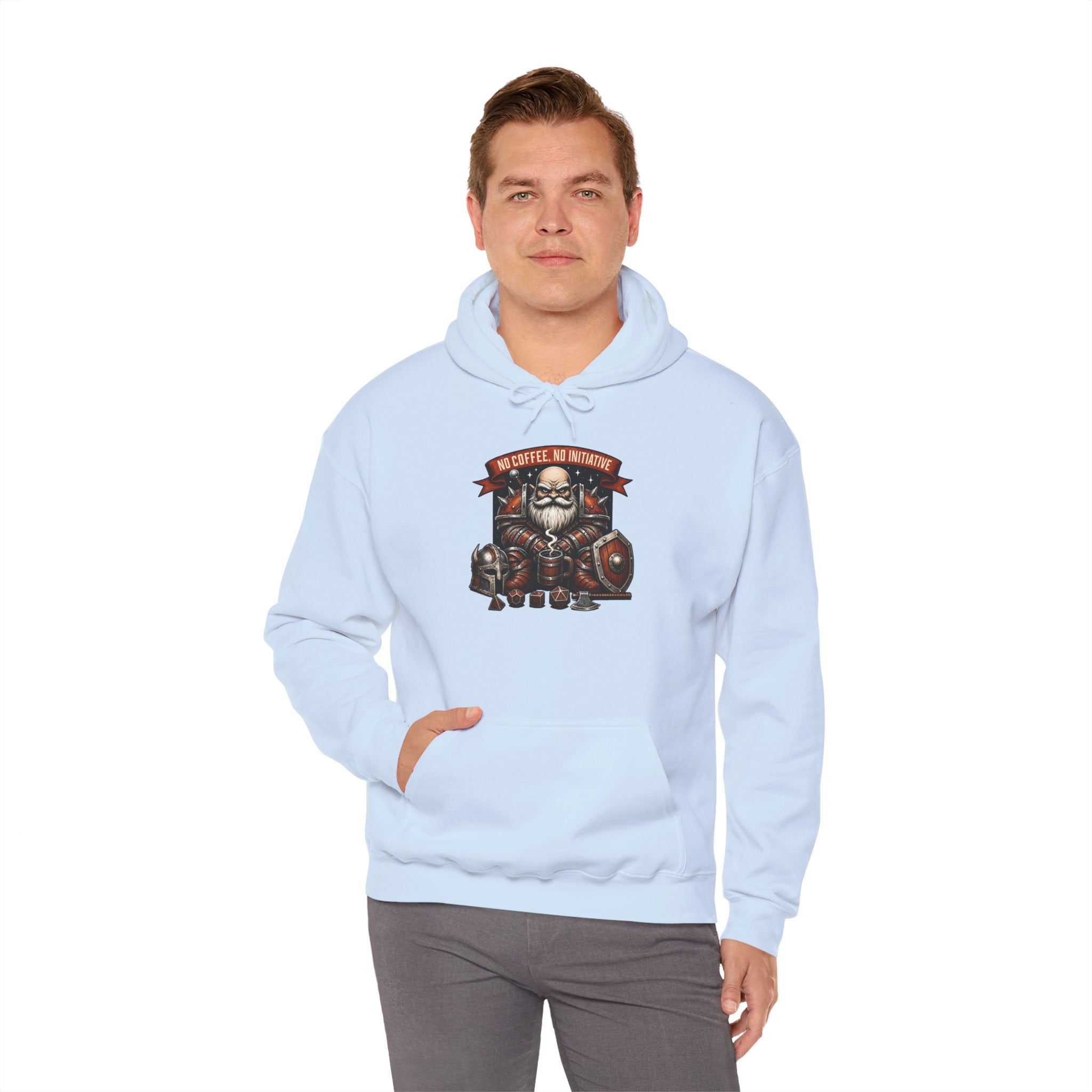 No Coffee, No Initiative | Fantasy RPG Hoodie