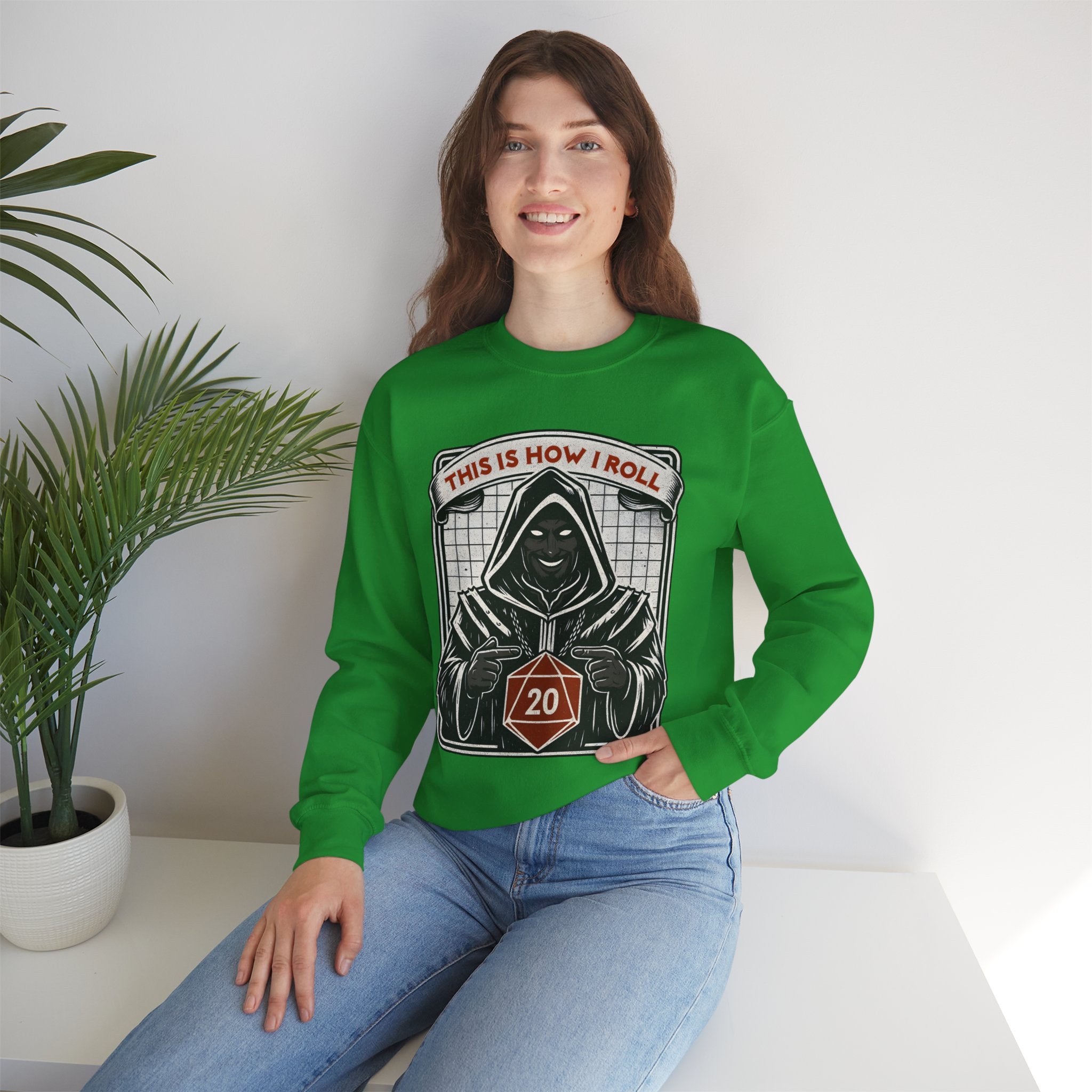 This Is How I Roll D20 Sweatshirt