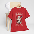 Barbarian Cat at Your Serivece D&D T-shirt | Cat Lover RPG Gift