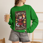 Sorcerer Cat at Your Service D&D Sweatshirt | Cat Lover RPG Gift