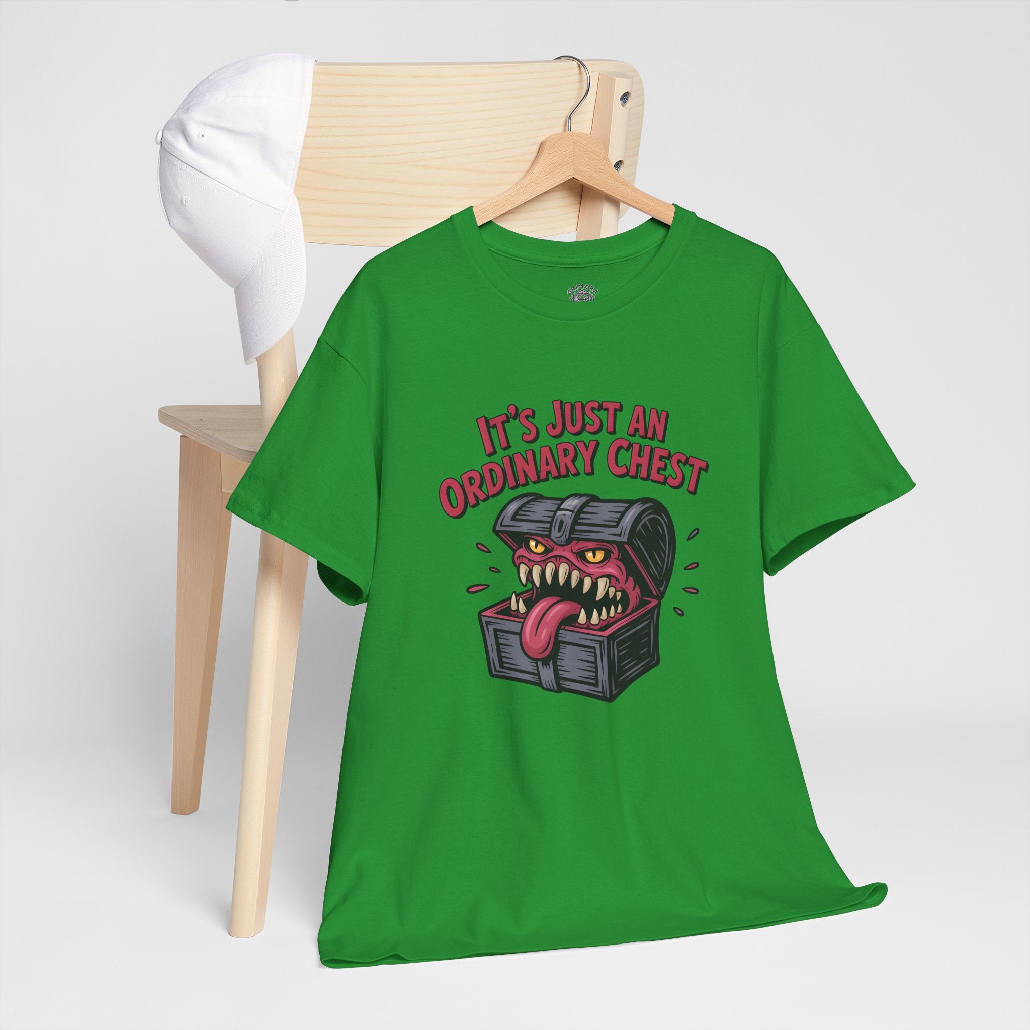 "It's Just An Ordinary Chest" — Mimic monster T-shirt