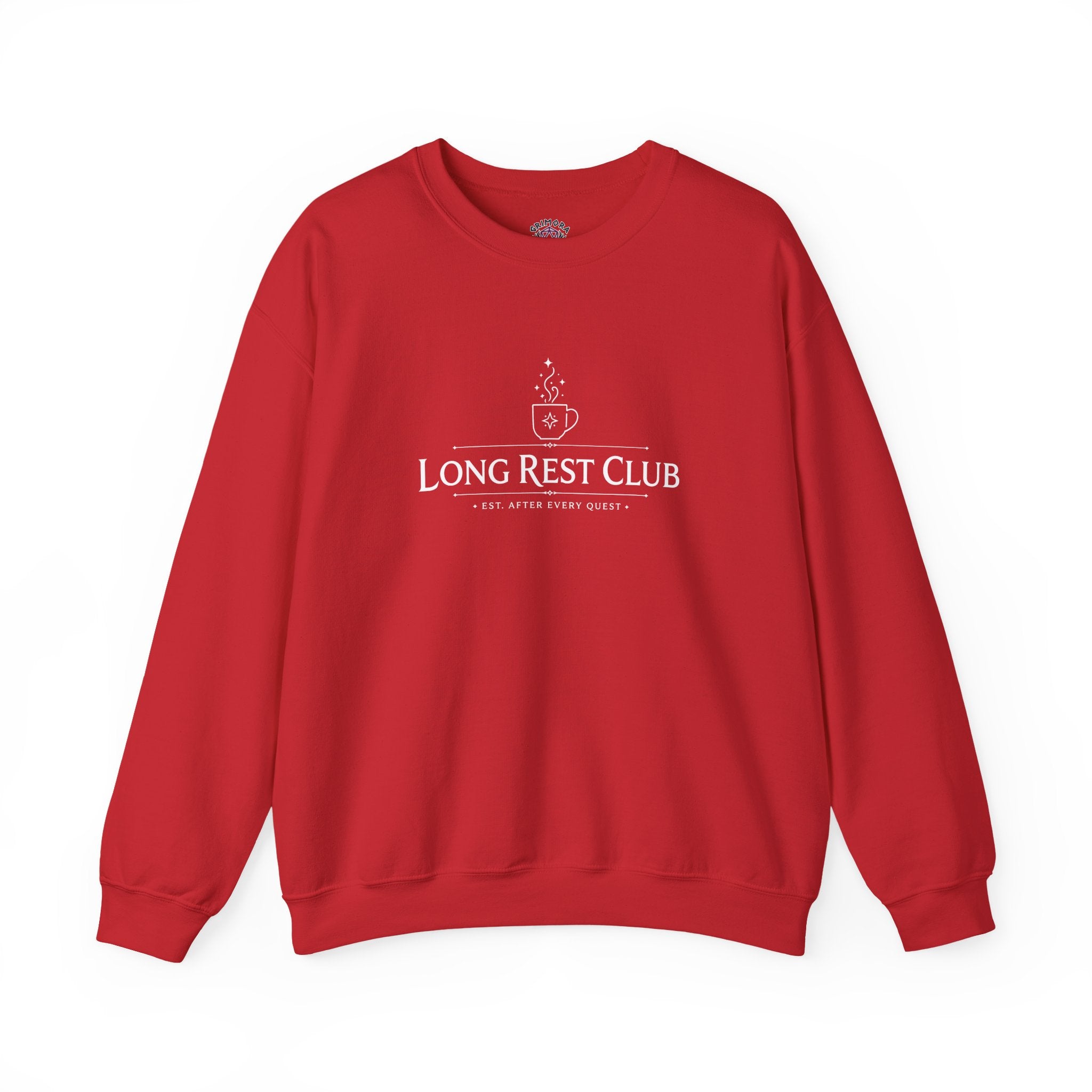 Long Rest Club – Est. After Every Quest | Fantasy RPG Sweatshirt
