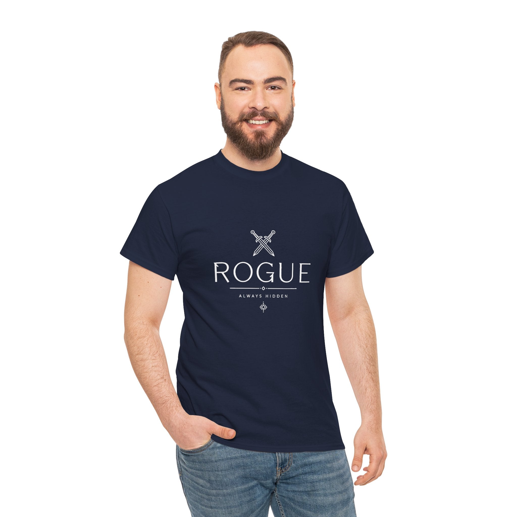 Rogue – Always Hidden | DnD class T-shirt