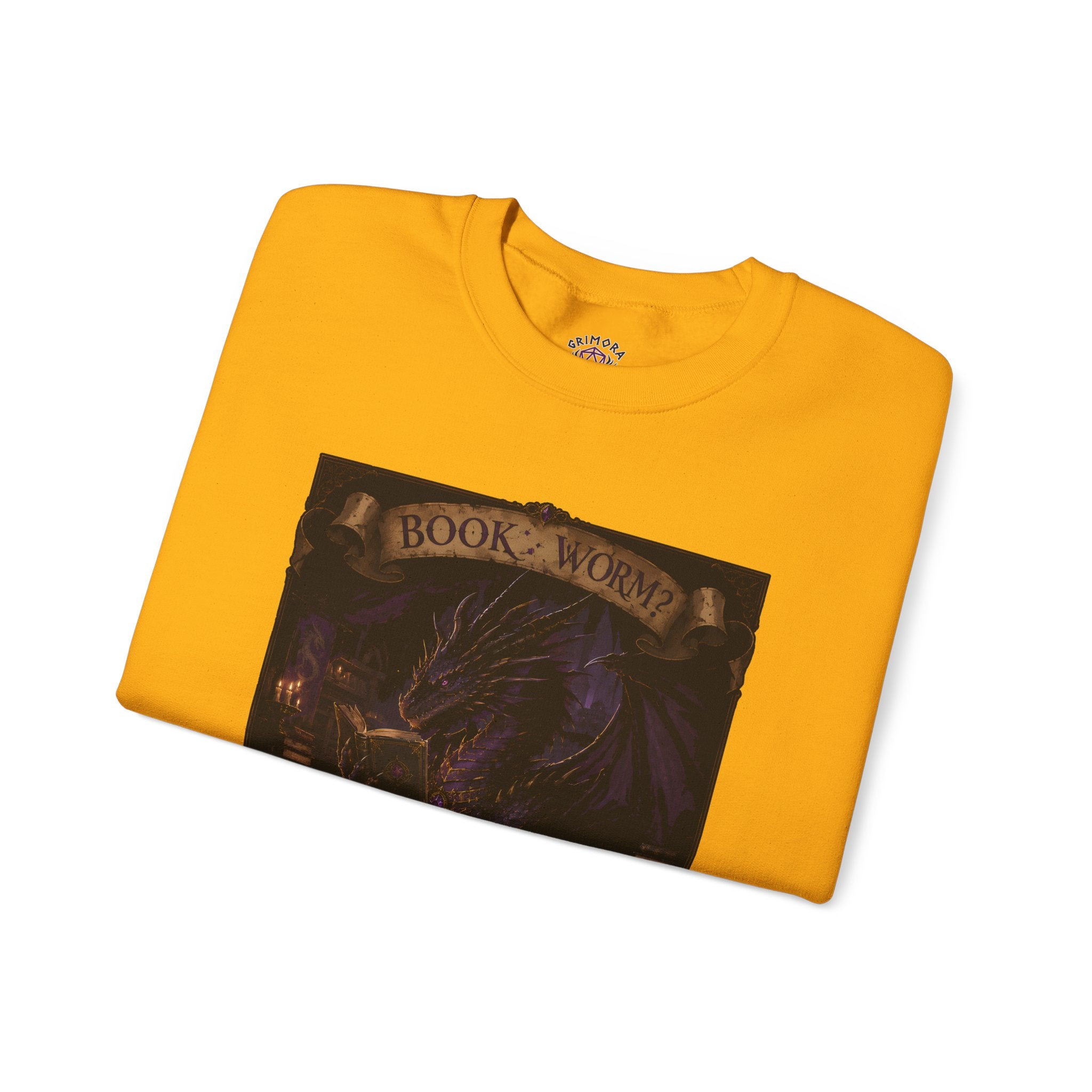 Book Worm? I Am a Book Dragon, Fantasy Reader Sweatshirt