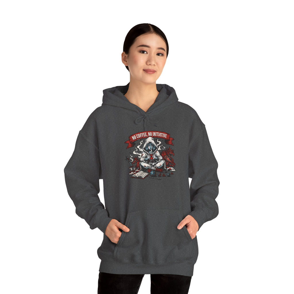 No Coffee, No Initiative | Fantasy RPG Hoodie