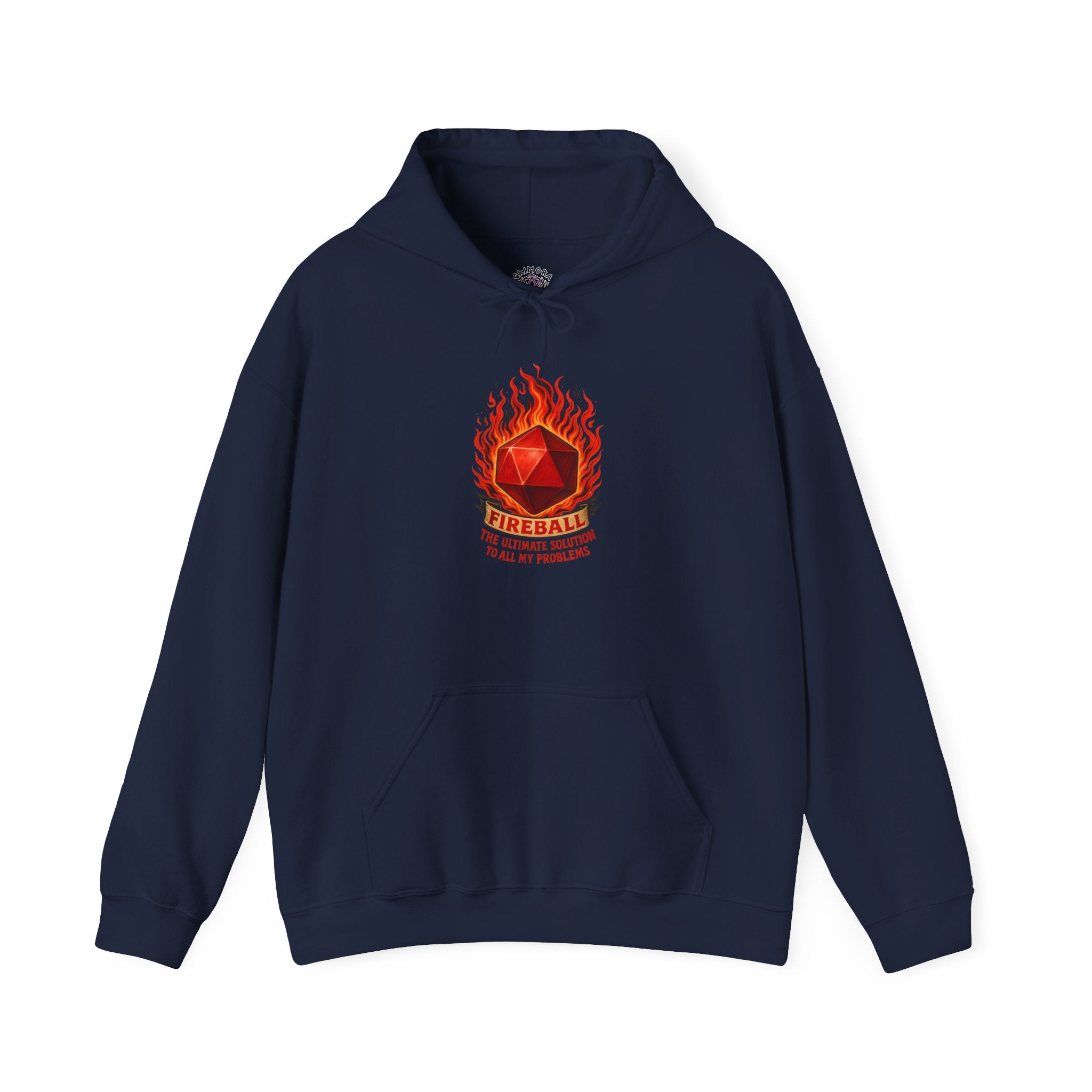 Fireball – The Ultimate Solution to All My Problems| Funny RPG Hoodie