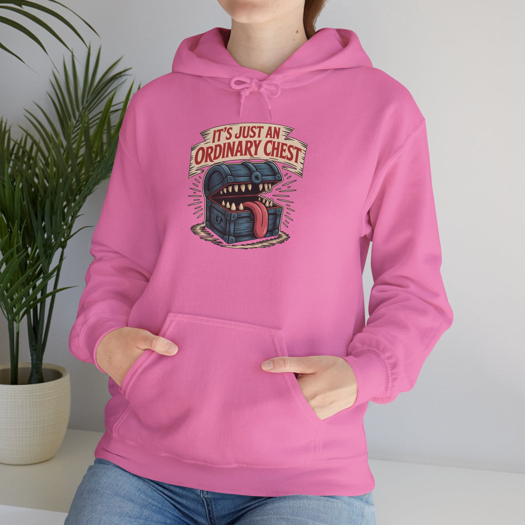 "It's Just An Ordinary Chest" — Mimic monster Hoodie