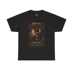 Born to Read, Forced to Work | Book lover  T-shirt | Cat Lover RPG Gift