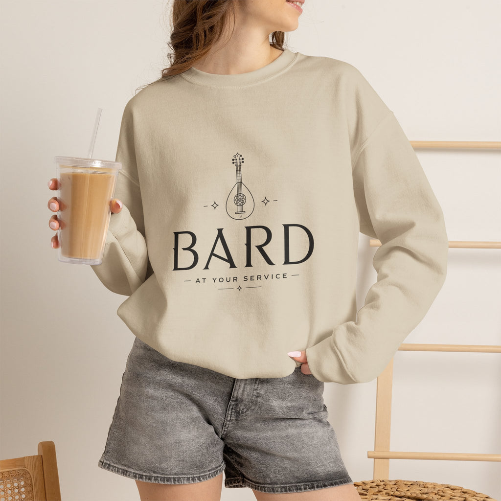 Bard – At Your Service | DnD class Sweatshirt