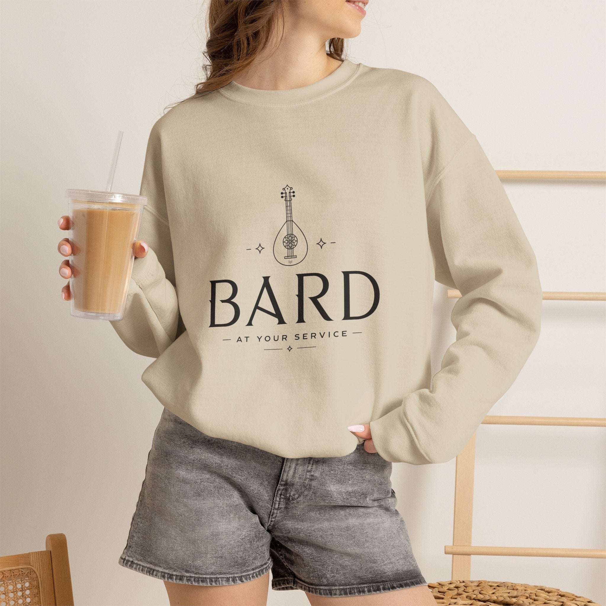 Bard – At Your Service | DnD class Sweatshirt
