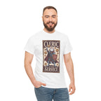 Cleric Cat at Your Service D&D T-shirt | Cat Lover RPG Gift
