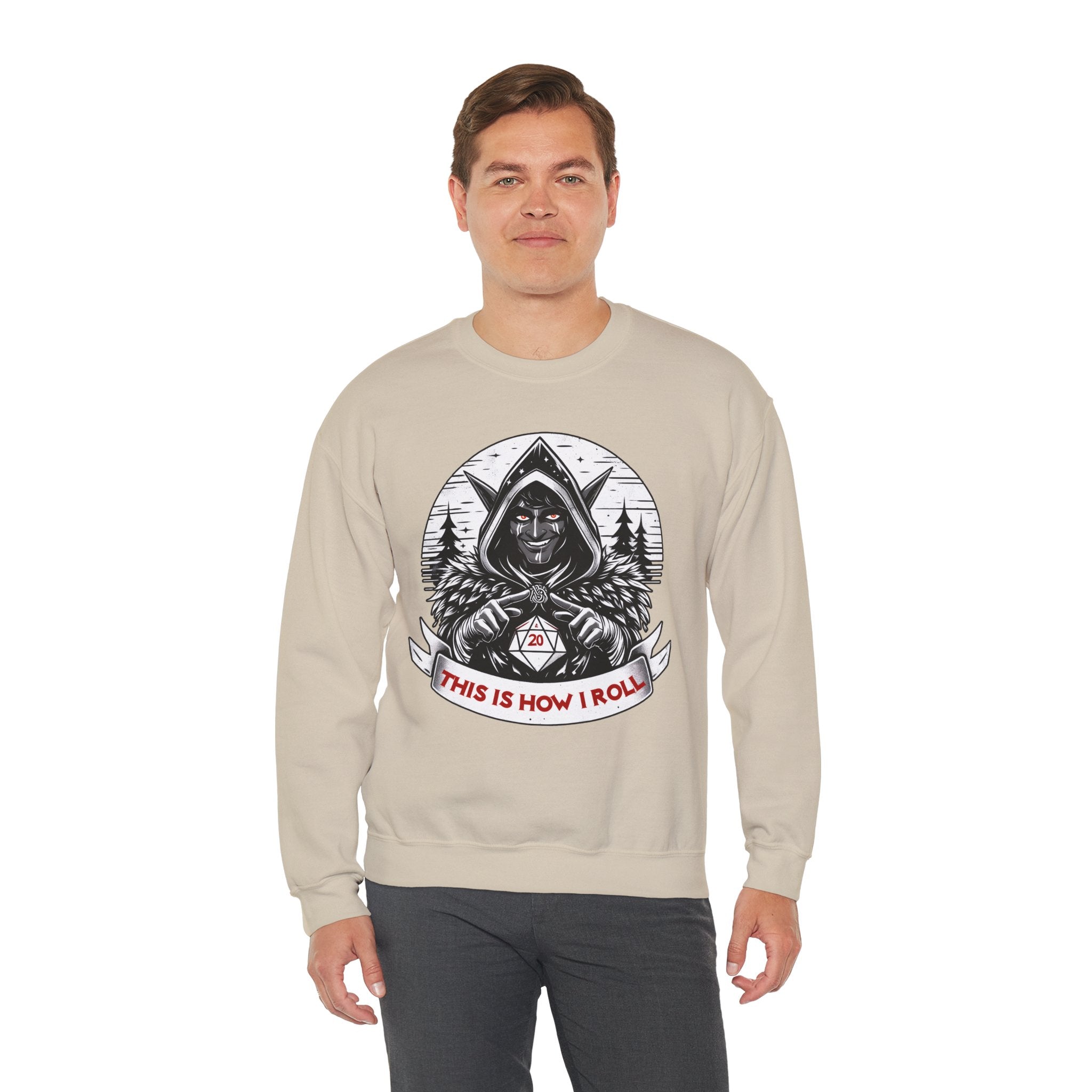This Is How I Roll D20 Sweatshirt