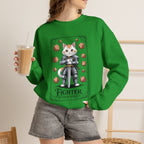 Fighter Cat at Your Service D&D Sweatshirt | Cat Lover RPG Gift