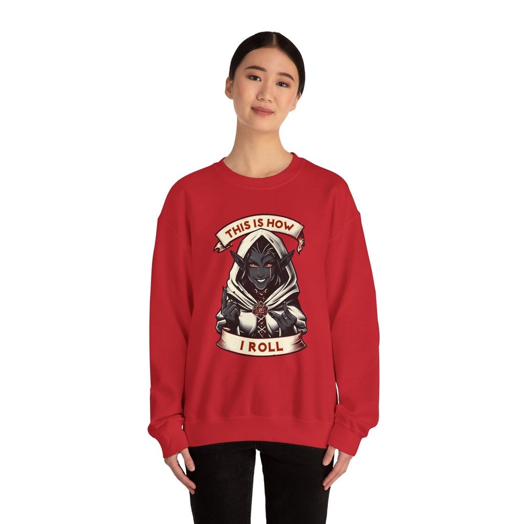 This Is How I Roll D20 Sweatshirt