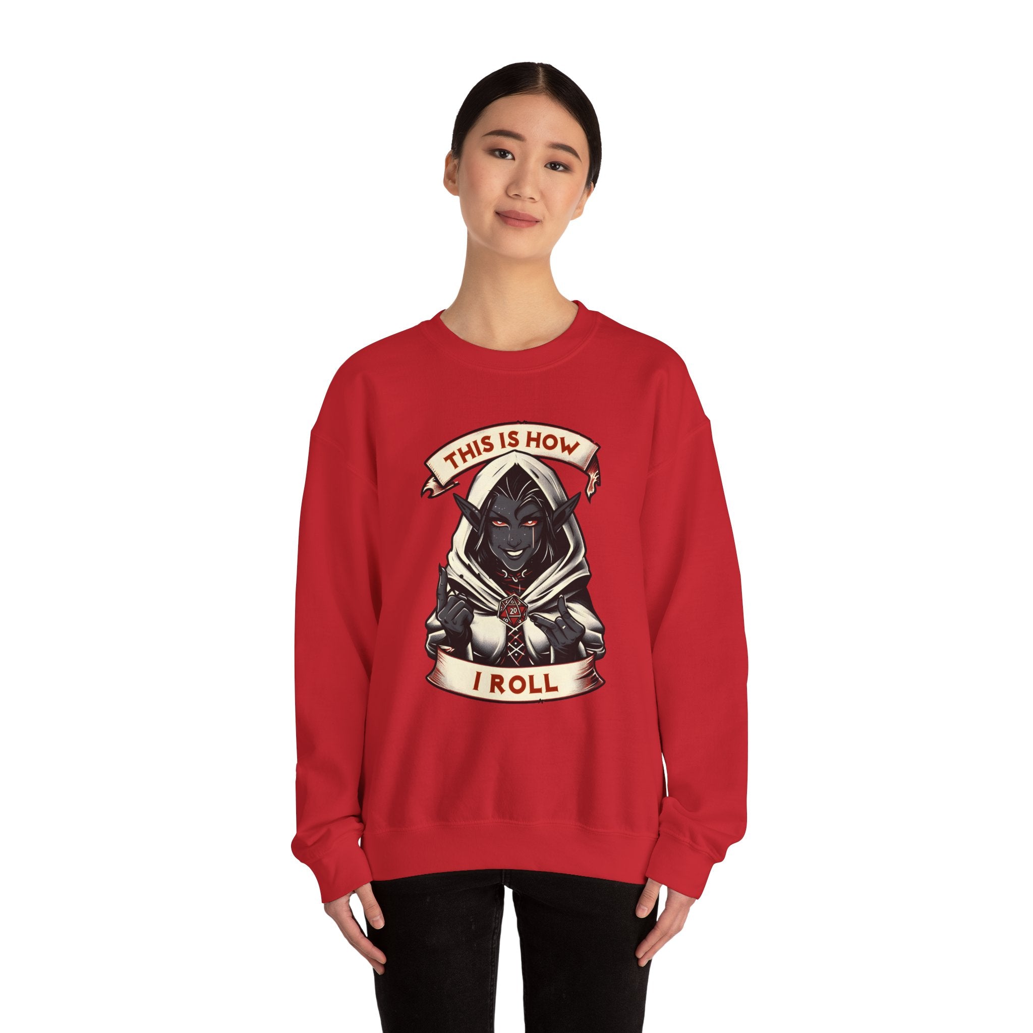 This Is How I Roll D20 Sweatshirt