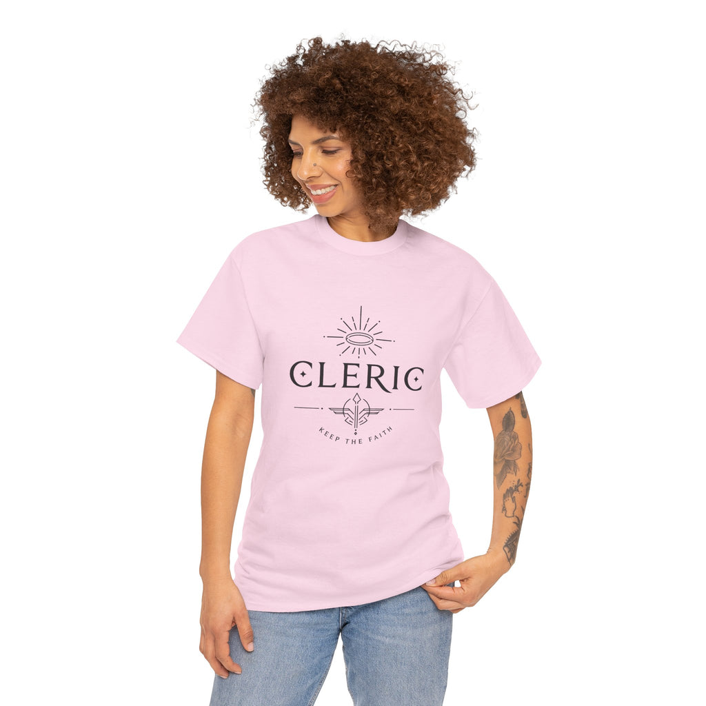 Cleric – Keep the Faith | DnD class T-shirt
