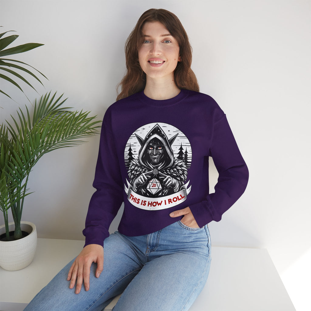 This Is How I Roll D20 Sweatshirt