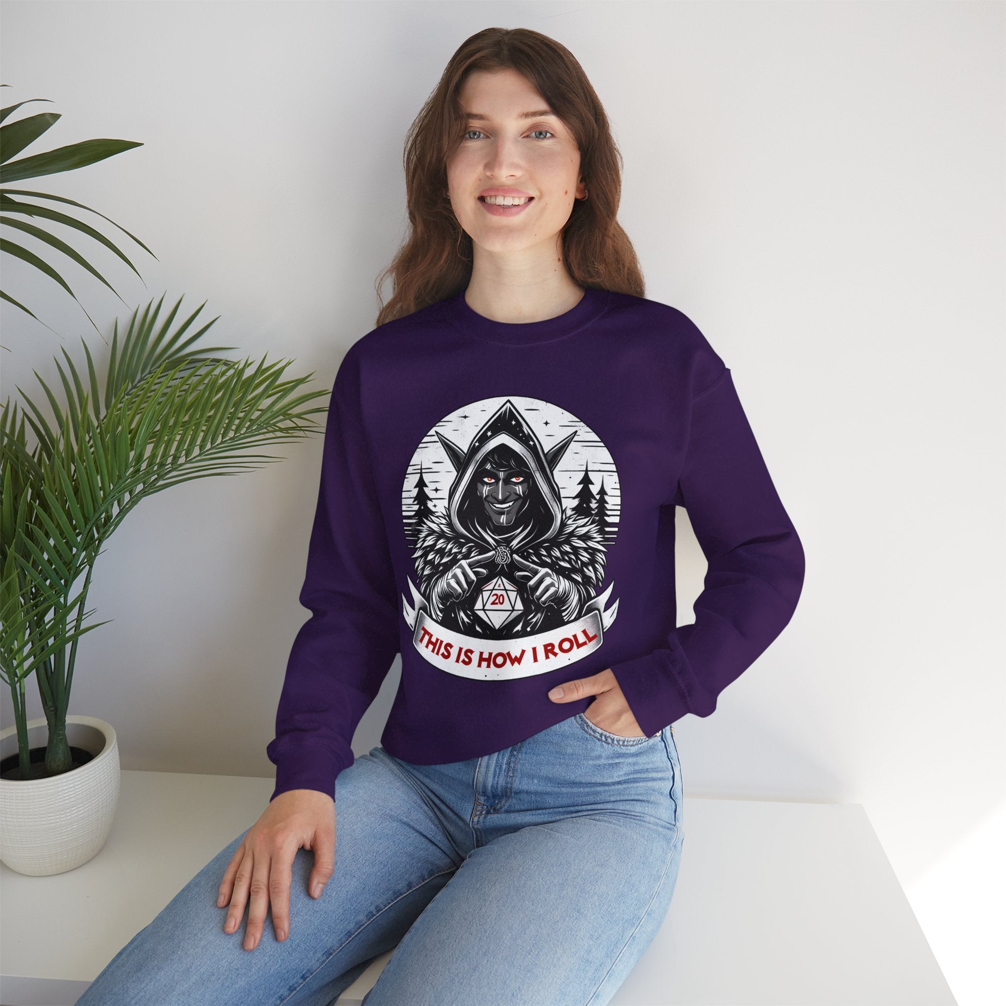 This Is How I Roll D20 Sweatshirt
