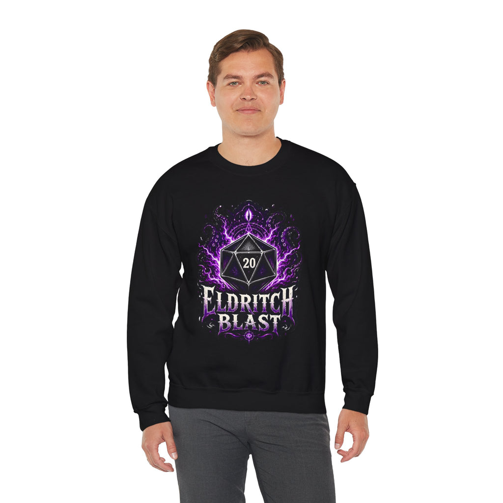 Eldritch Blast – The Patron Always Answers | Fantasy RPG D20 Sweatshirt