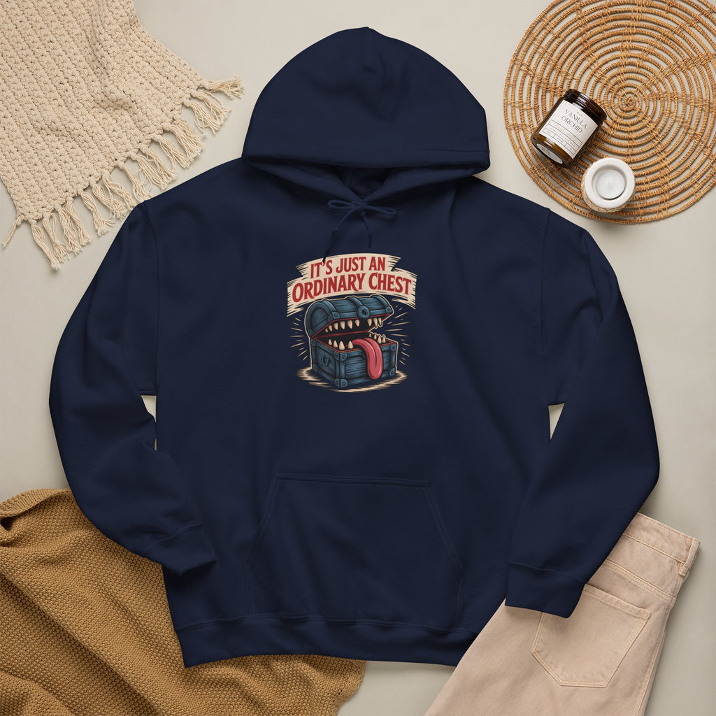 "It's Just An Ordinary Chest" — Mimic monster Hoodie