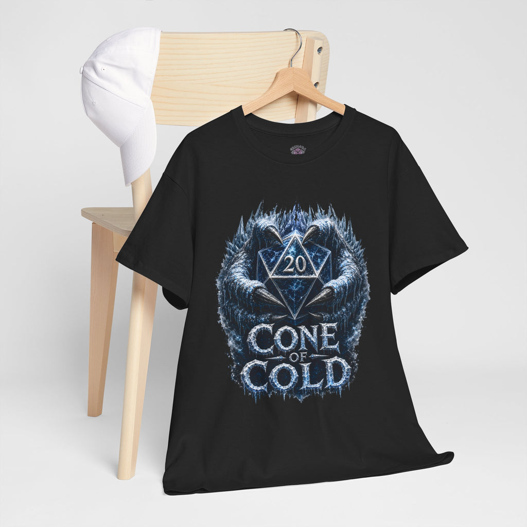 Cone of Cold – Master of Ice Magic | Fantasy RPG D20 T-shirt