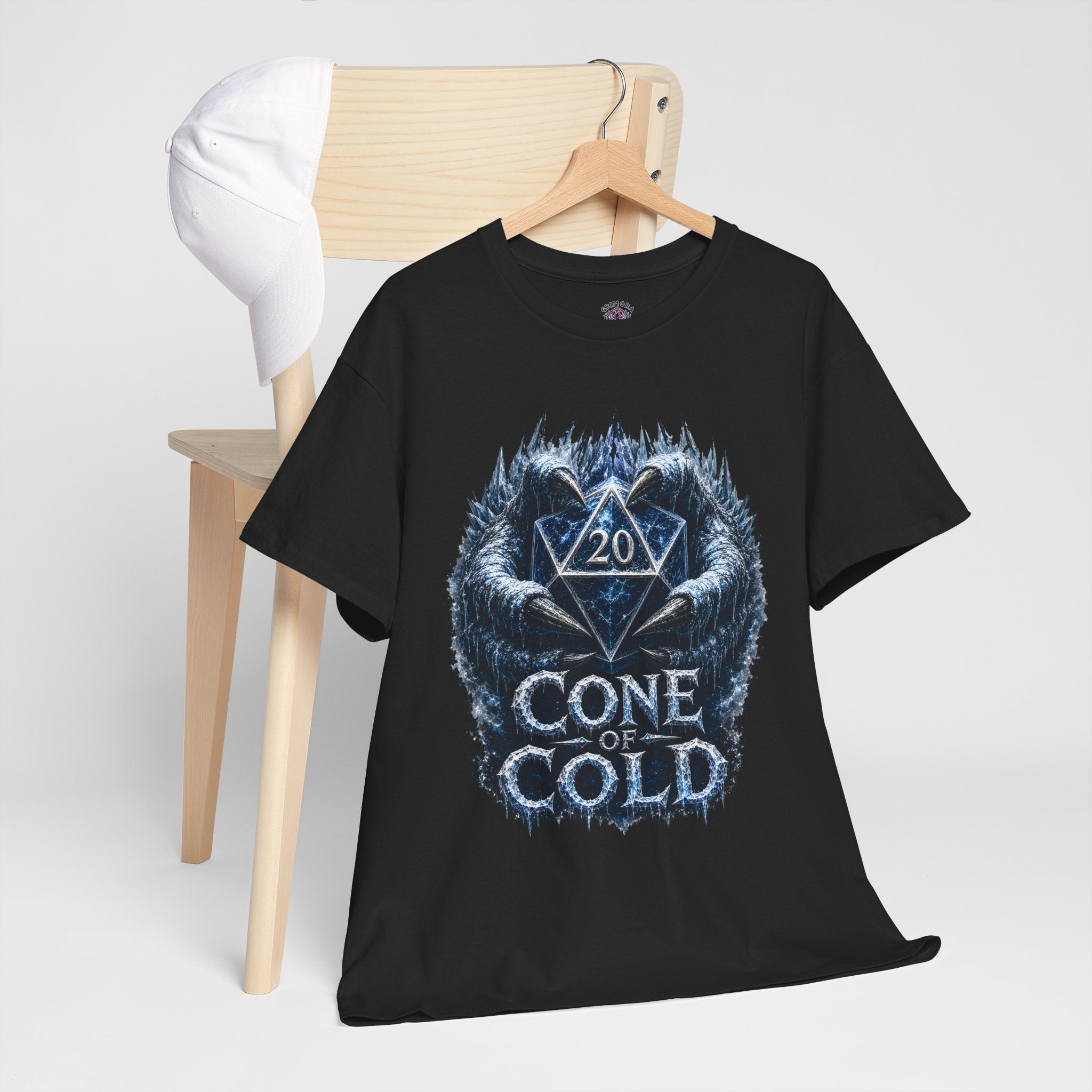 Cone of Cold – Master of Ice Magic | Fantasy RPG D20 T-shirt
