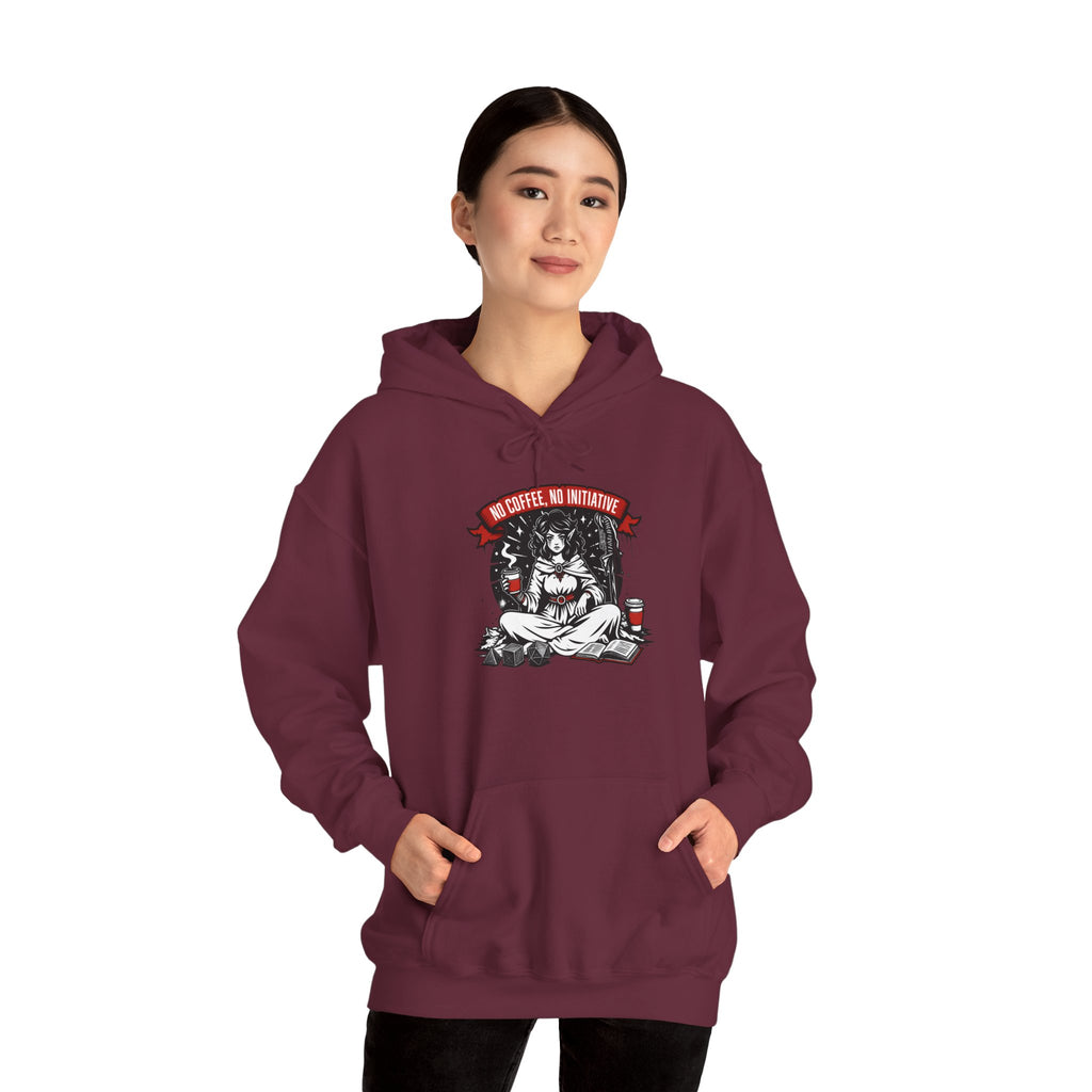 No Coffee, No Initiative | Fantasy RPG Hoodie