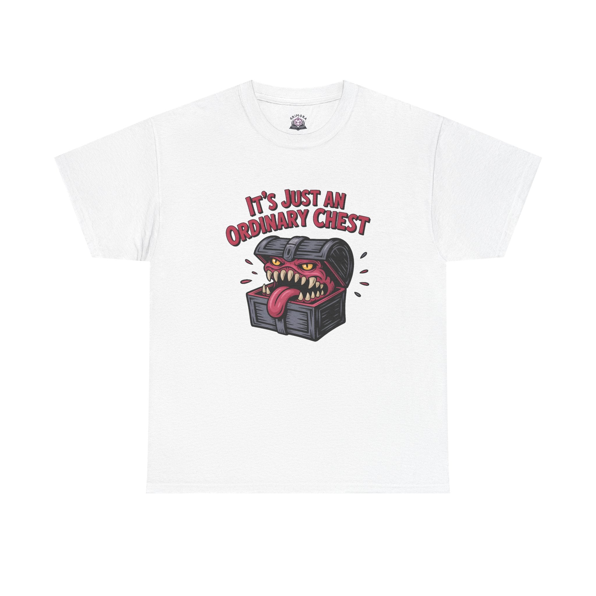"It's Just An Ordinary Chest" — Mimic monster T-shirt