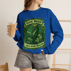 Book Worm? I Am a Book Dragon, Fantasy Reader Sweatshirt