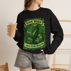 Book Worm? I Am a Book Dragon, Fantasy Reader Sweatshirt