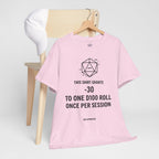 Dice roll minus modifier T-shirt | RPG Personalizable