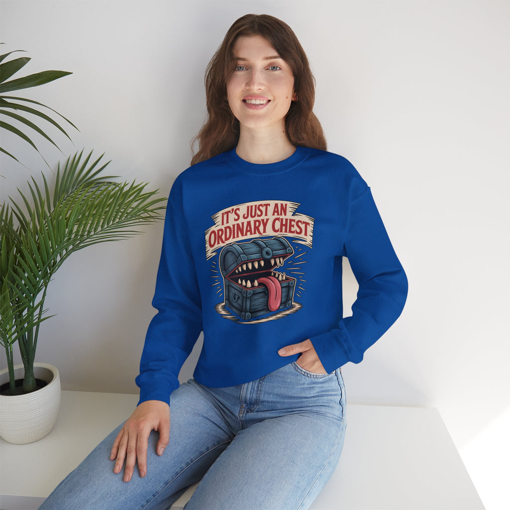 "It's Just An Ordinary Chest" — Mimic monster Sweatshirt