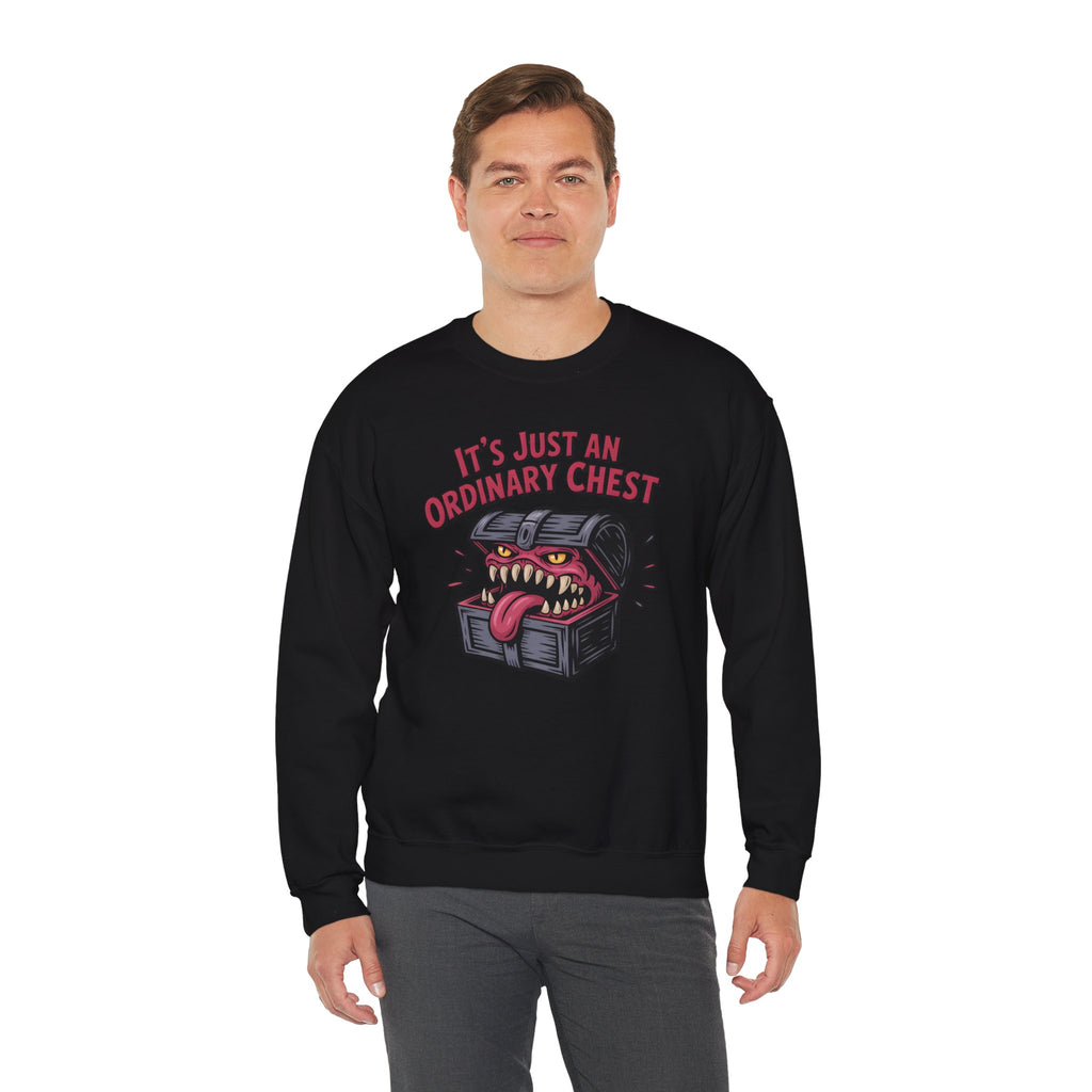 "It's Just An Ordinary Chest" — Mimic monster Sweatshirt