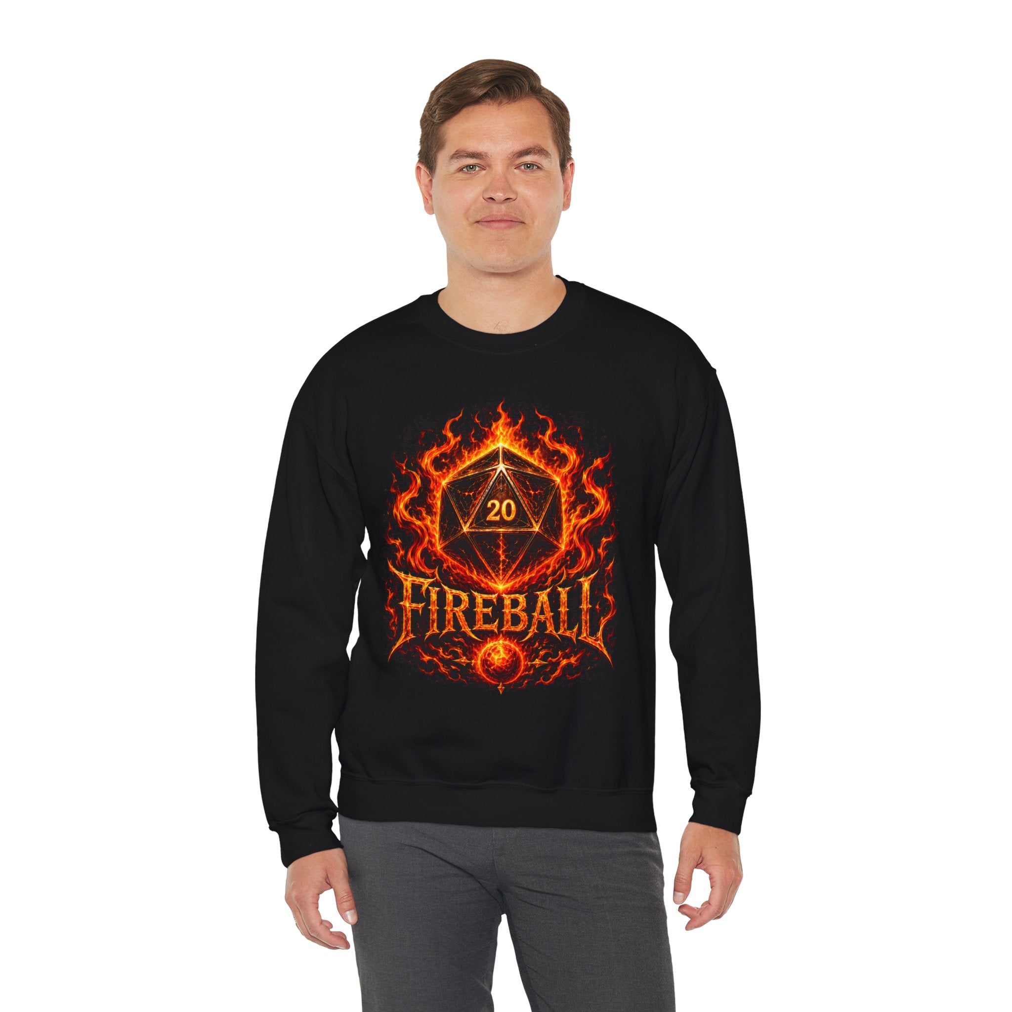 Fireball D20 Sweatshirt