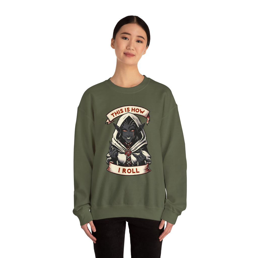 This Is How I Roll D20 Sweatshirt