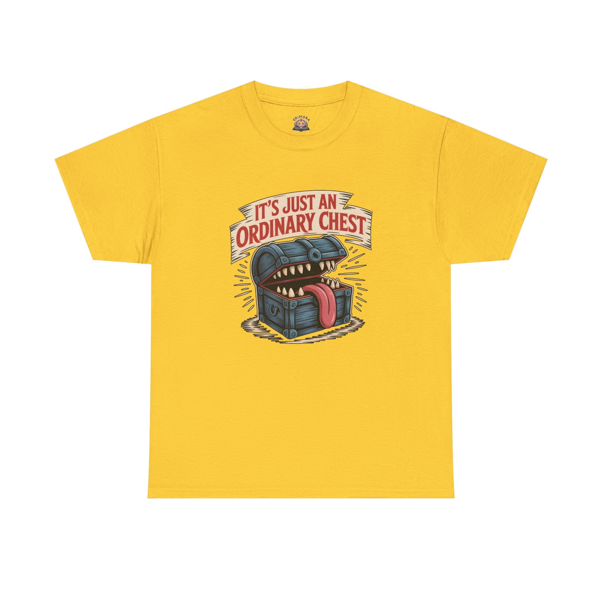 "It's Just An Ordinary Chest" — Mimic monster T-shirt