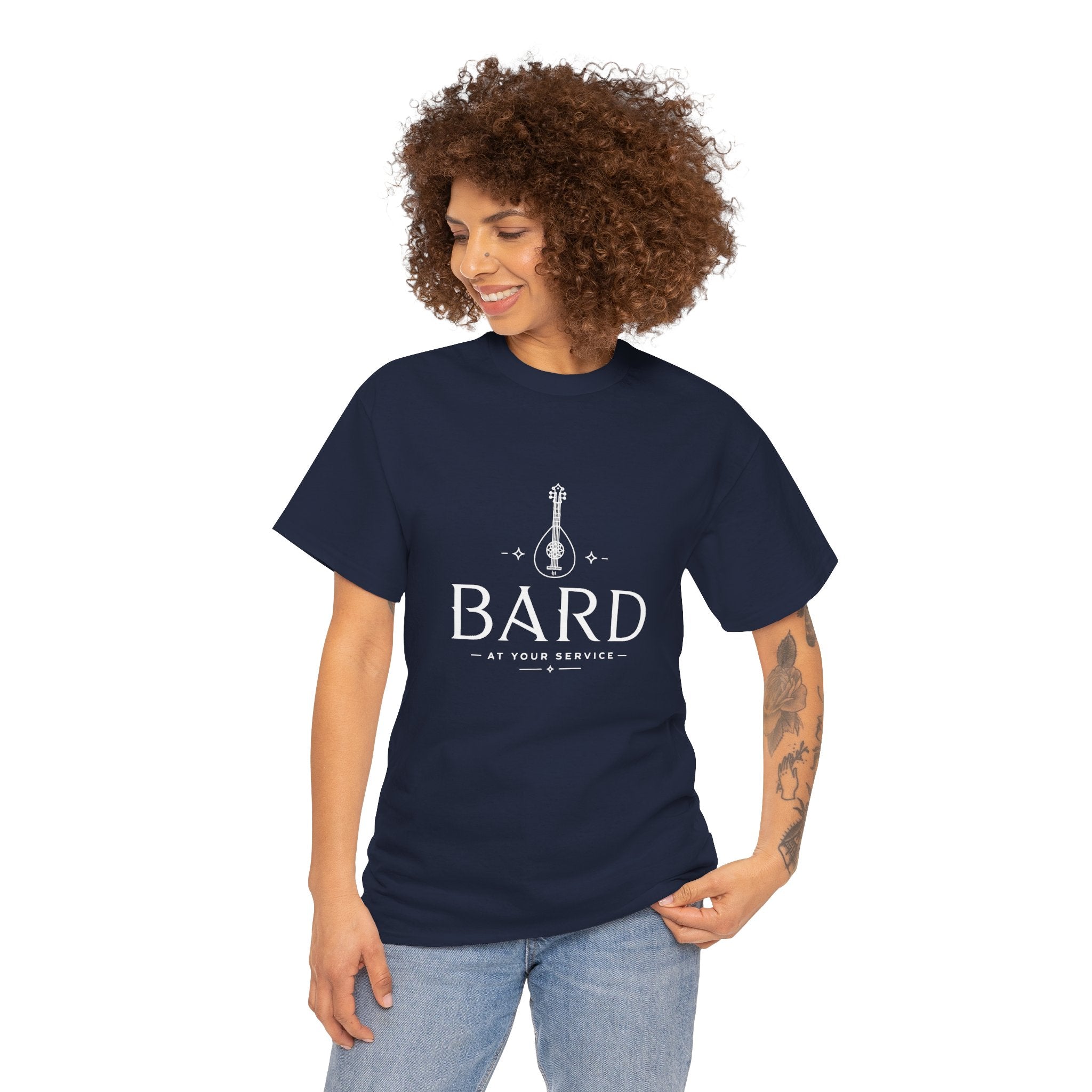 Bard – At Your Service | DnD class T-shirt