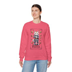 Fighter Cat at Your Service D&D Sweatshirt | Cat Lover RPG Gift