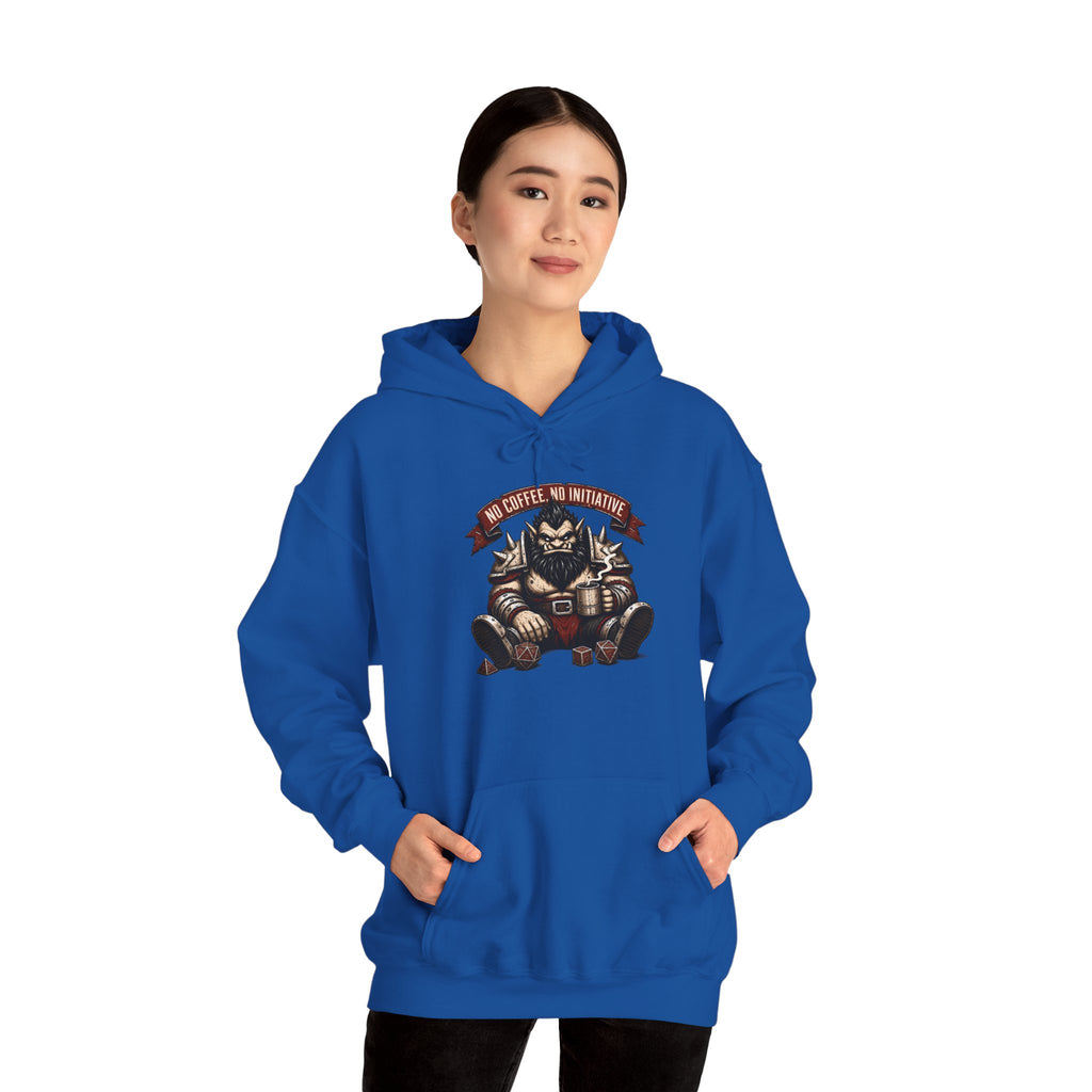 No Coffee, No Initiative | Fantasy RPG Hoodie