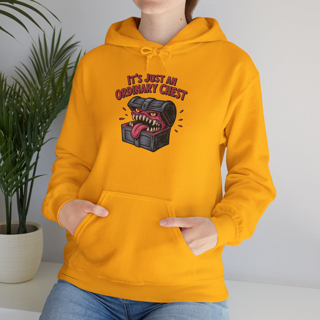 "It's Just An Ordinary Chest" — Mimic monster Hoodie
