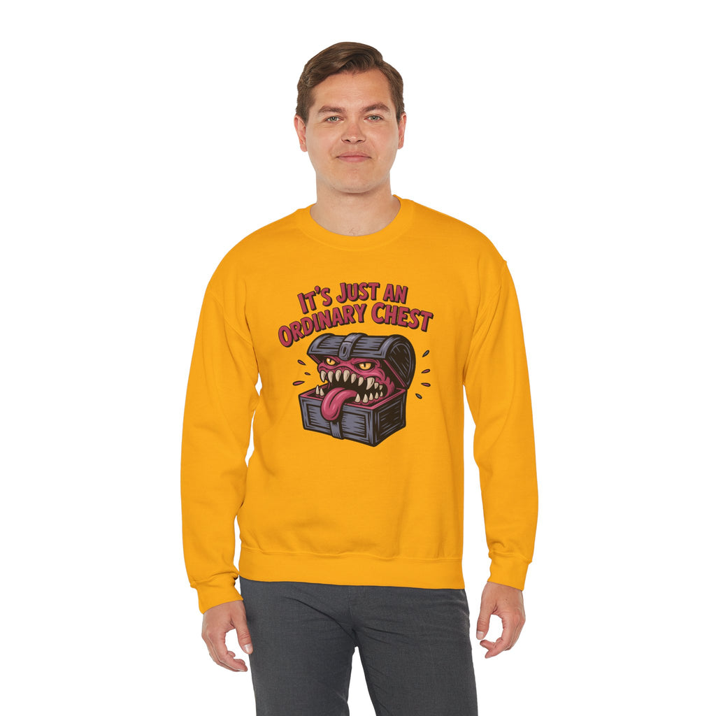 "It's Just An Ordinary Chest" — Mimic monster Sweatshirt
