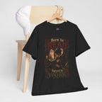 Born to Read, Forced to Work | Book lover  T-shirt | Cat Lover RPG Gift