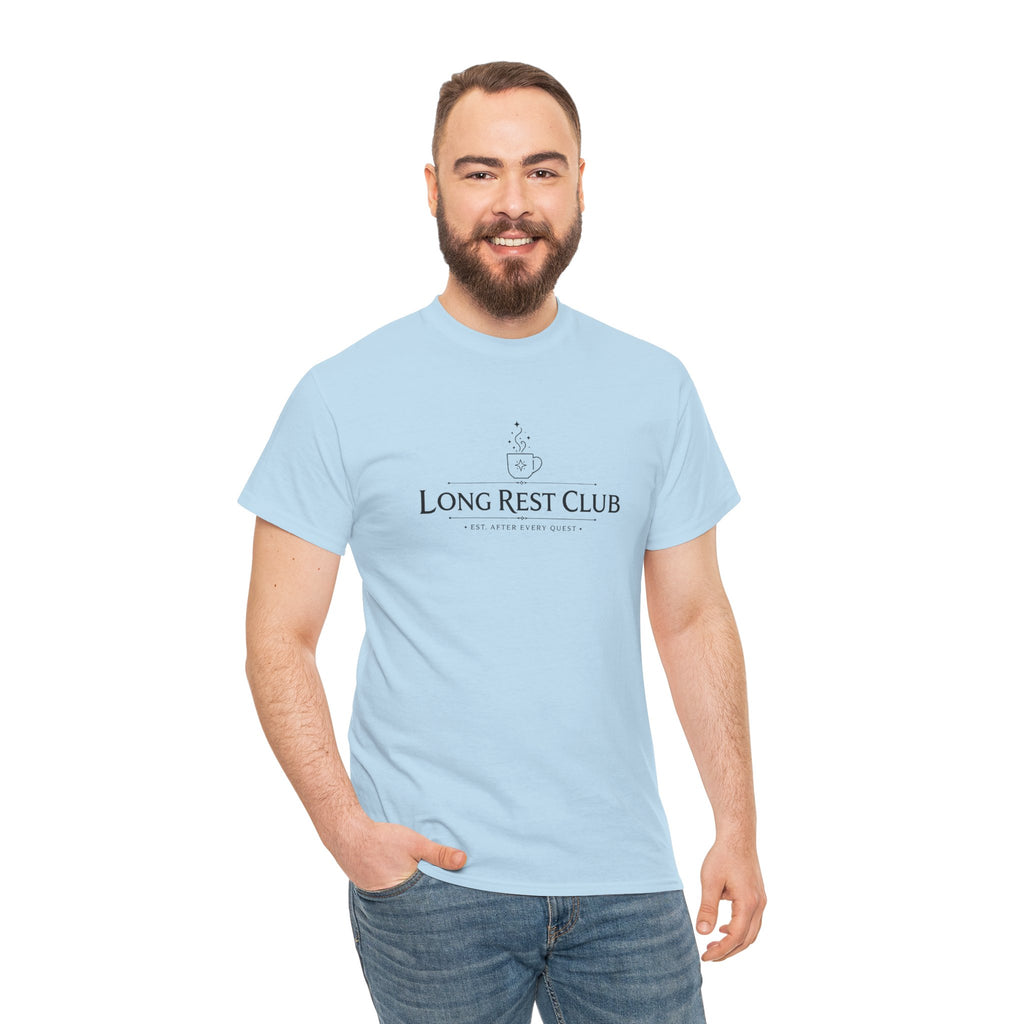 Long Rest Club – Est. After Every Quest | Fantasy RPG T-shirt