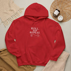 Roll. Sip. Repeat. | Tabletop RPG Coffee Hoodie | Dice & Coffee Lover Hoodie