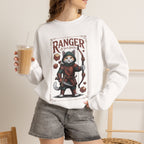 Ranger Cat at Your Serivece D&D Sweatshirt | Cat Lover RPG Gift