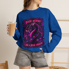 Book Worm? I Am a Book Dragon, Fantasy Reader Sweatshirt