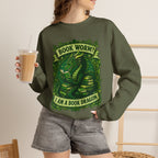 Book Worm? I Am a Book Dragon, Fantasy Reader Sweatshirt